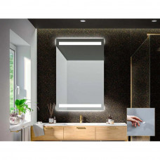 Зеркало с музыкой и радио с LED подсветкой по верхнему и нижнему краю AF012 