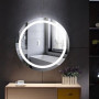 Круглое настенное зеркало со светодиодной LED-подсветкой Лина в интернет-магазине «Зеркала с подсветкой» фото